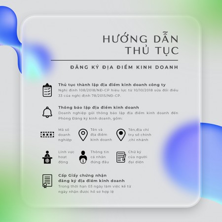 Hướng dẫn thủ tục đăng ký địa điểm kinh doanh