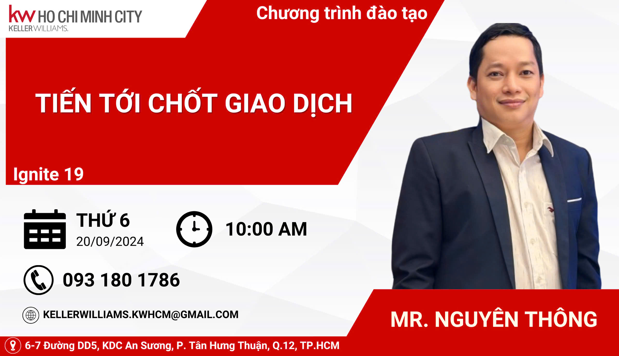 Đào tạo ignite 19: Tiến tới chốt giao dịch